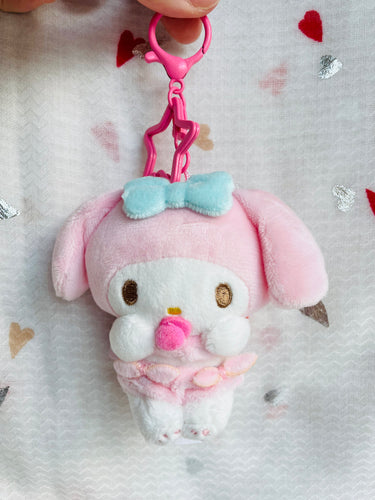 Sanrio Pacifier Plush Keychain 8cm My Melody Sanrio